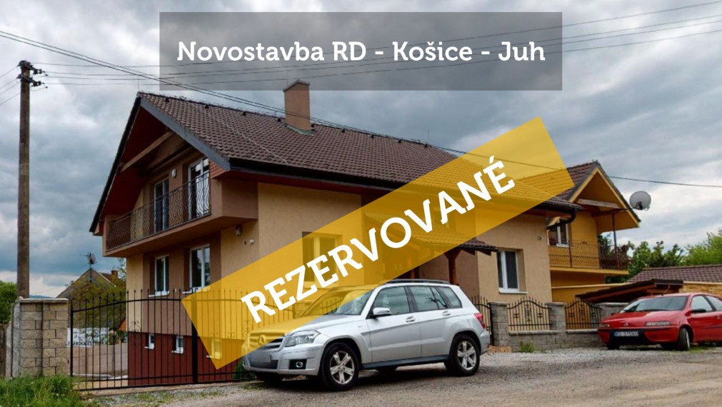 REZERVOVANÉ - Predaj: Novostavba - 7.izb. Rodinný dom - Košice - Skalná ( možný odpočet DPH )