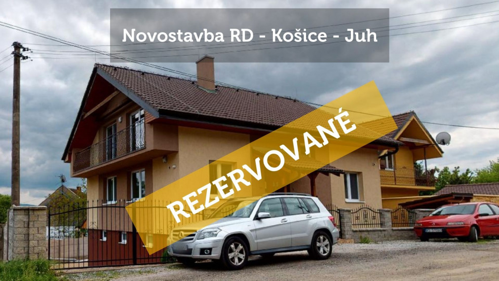 REZERVOVANÉ - Predaj: Novostavba - 7.izb. Rodinný dom - Košice - Skalná ( možný odpočet DPH )