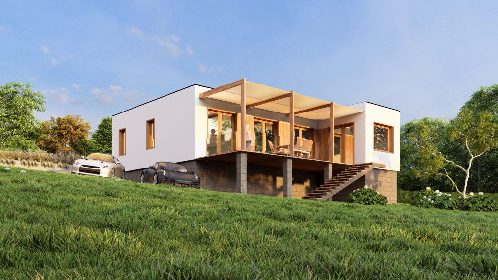 Hrubá stavba 4.izb. domu vo Vyšnom Klátove